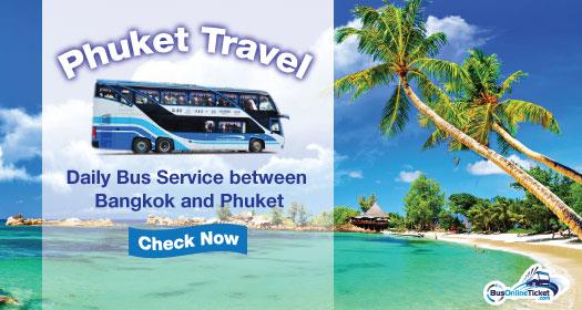 Phuket Travel bus from Bangkok to Phuket