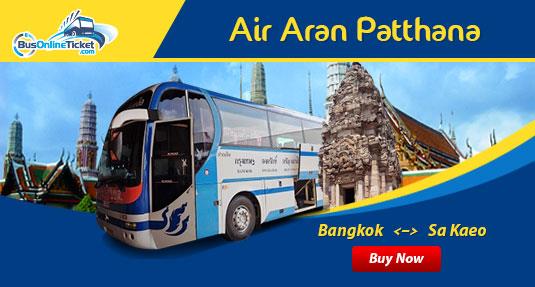 Air Aran Patthana offers bus service for Bangkok, Sa Kaeo, Prachinburi and Nakhon Nayok