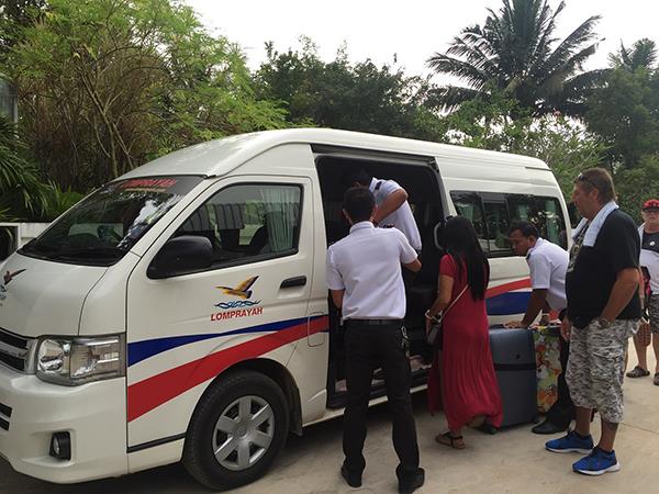 Boarding Van Transfer to Ao Nang