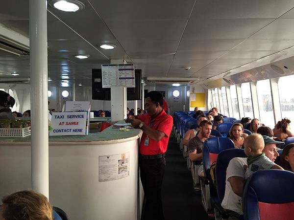 Inner View of High Speed Catamaran Ferry