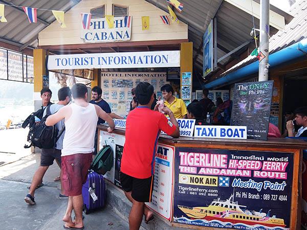 Phi Phi Island - Ticket Counters