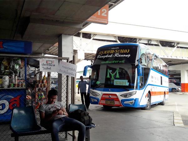 Bus at Platform 12 in Sai Tai Mai