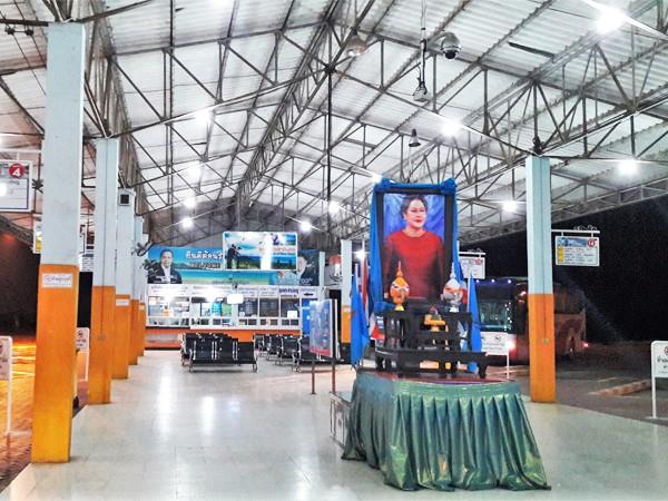 Inside Chumphon Bus Terminal