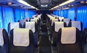 Roong Reuang Coach is also known as Pattaya Bus - Inner View