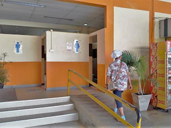 Toilet in Surat Thani Bus Terminal