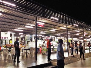 Rest stop on Ranong to Bangkok bus trip