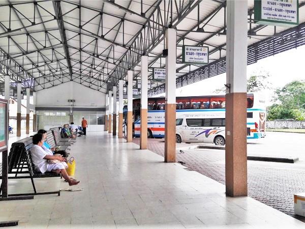 Waiting area in Ranong Bus Terminal