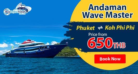 Ferry Service from Phuket to Koh Phi Phi with Andaman Sea Master