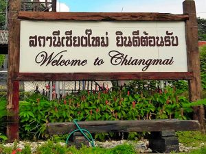 Welcome to Chiang Mai signboard