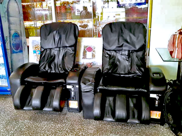 Massage chair in Chiang Mai Bus Terminal 3
