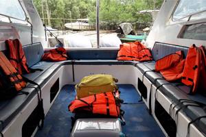 Surathat Speedboats Interior View