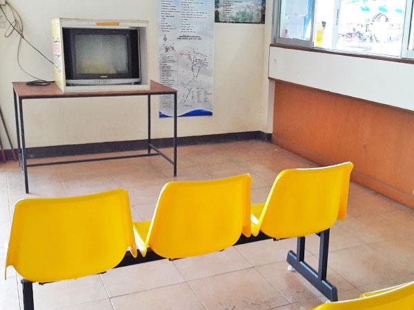 TV in Mae Hong Son Bus Terminal