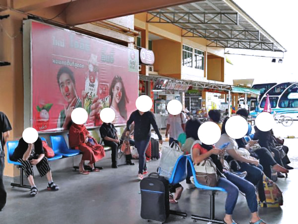 Waiting area in Chiang Mai Bus Terminal 3