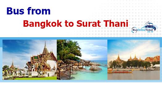 Bus from Bangkok to Surat Thani