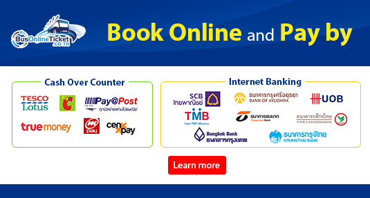 Book Online and Pay by Cash over Counter or Internet Banking in Thailand Book Online and Pay by Cash over Counter or Internet Banking in Thailand