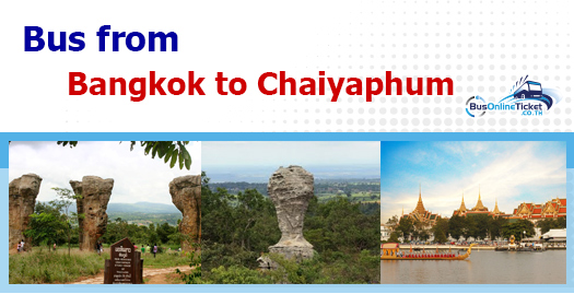 Bus from Bangkok to Chaiyaphum