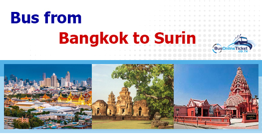 Bus from Bangkok to Surin