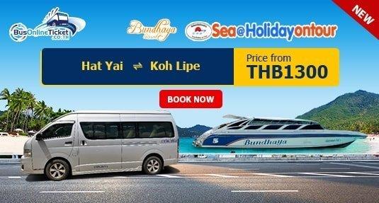 Travelling between Hat Yai and Koh Lipe with Bundhaya Speed Boat and Sea Holiday