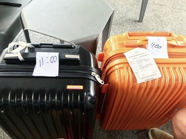 Luggage with tag