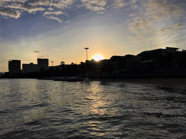 Sunrise in Pattaya beach