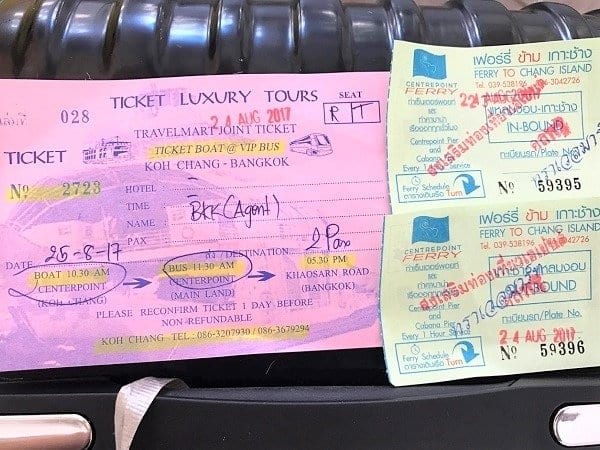 Ferry and minivan tickets Ferry and minivan tickets