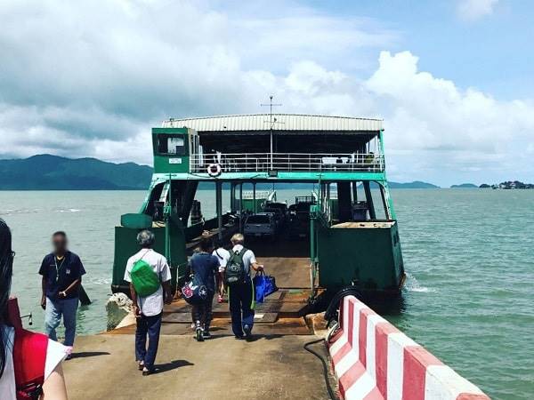 Ferry at pier