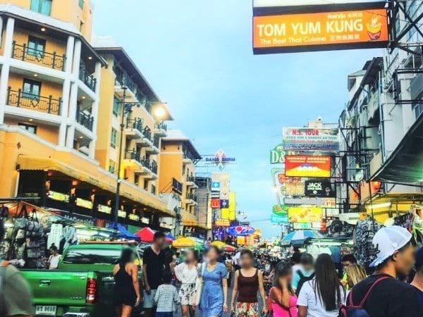 Khao San Night Market - Koh Chang to Bangkok Bus