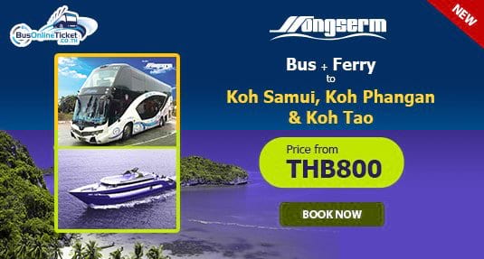Songserm Bus and Ferry Service to Koh Tao, Koh Samui, Koh Phangan Songserm Bus and Ferry Service to Koh Samui, Koh Phangan and Koh Tao