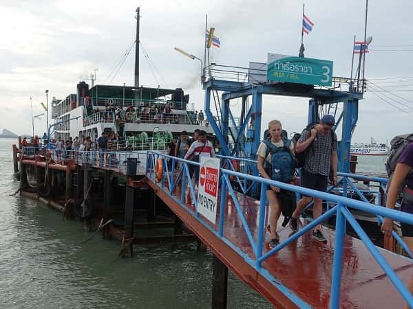 Ferry at Donsak Pier