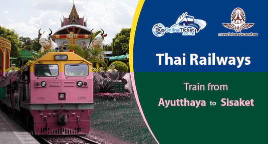 Train from Ayutthaya to Sisaket Train from Ayutthaya to Sisaket