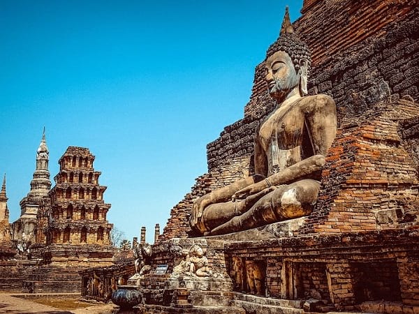 Temple in Sukhothai Historical Park Temple in Sukhothai Historical Park