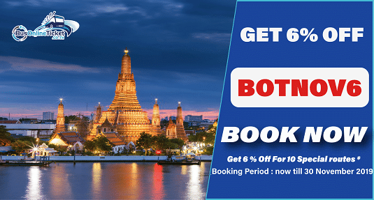 BusOnlineTicket.co.th Book Now and Get 6% Off!
