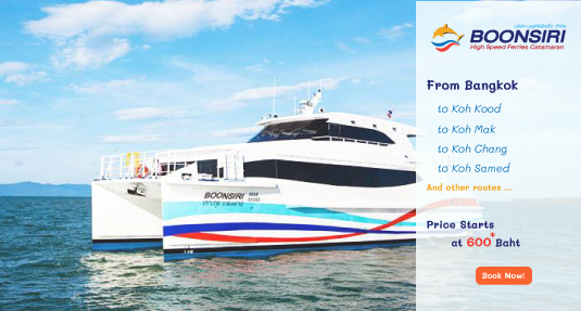 Explore A Beautiful Paradise Island with Boonsiri High Speed Catamaran from Bangkok to Koh Chang