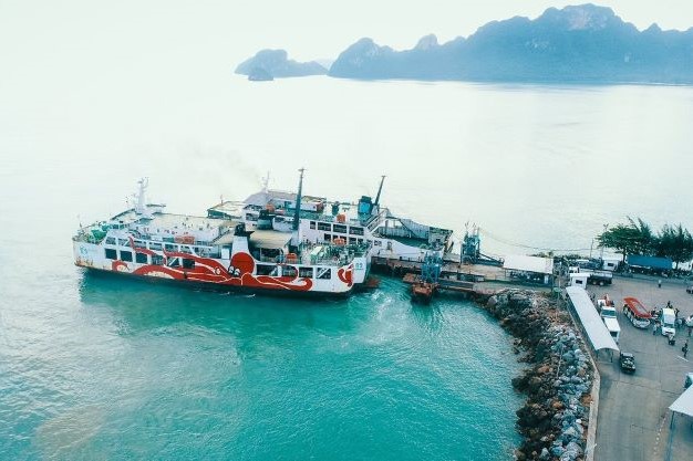 Raja Ferry port